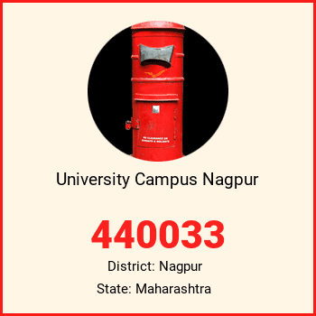University Campus Nagpur pin code, district Nagpur in Maharashtra