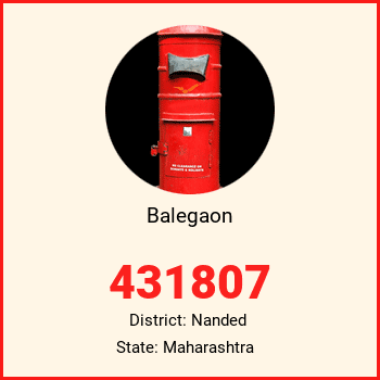 Balegaon pin code, district Nanded in Maharashtra