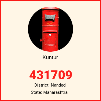 Kuntur pin code, district Nanded in Maharashtra