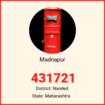 Madnapur pin code, district Nanded in Maharashtra