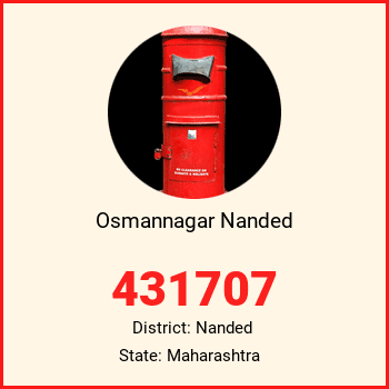 Osmannagar Nanded pin code, district Nanded in Maharashtra