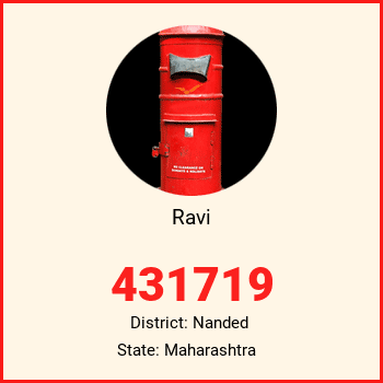Ravi pin code, district Nanded in Maharashtra