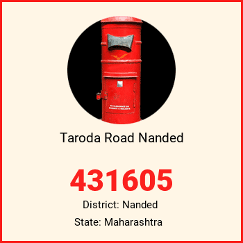 Taroda Road Nanded pin code, district Nanded in Maharashtra
