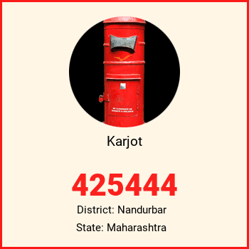 Karjot pin code, district Nandurbar in Maharashtra