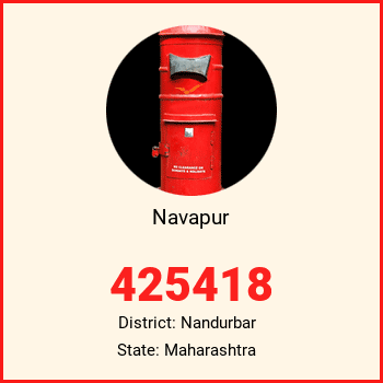 Navapur pin code, district Nandurbar in Maharashtra