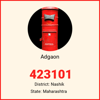 Adgaon pin code, district Nashik in Maharashtra