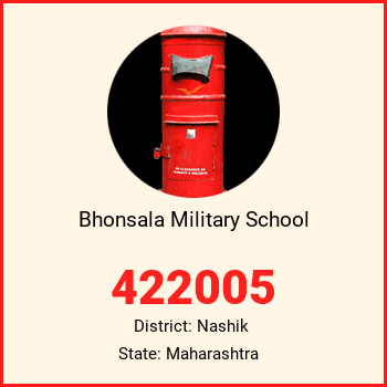 Bhonsala Military School pin code, district Nashik in Maharashtra