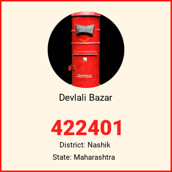 Devlali Bazar pin code, district Nashik in Maharashtra