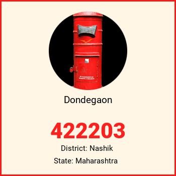 Dondegaon pin code, district Nashik in Maharashtra