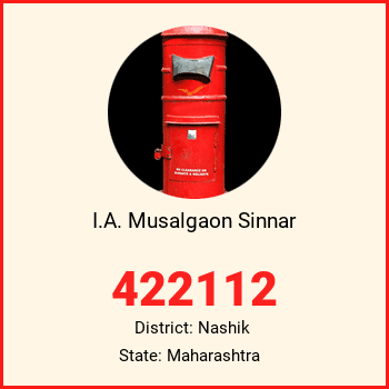 I.A. Musalgaon Sinnar pin code, district Nashik in Maharashtra