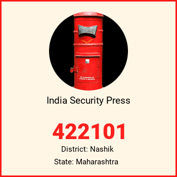 India Security Press pin code, district Nashik in Maharashtra
