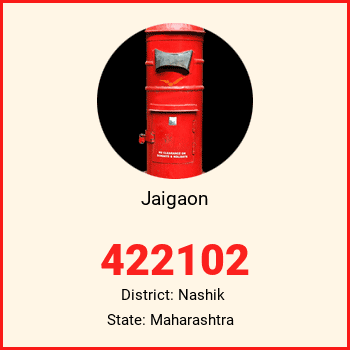 Jaigaon pin code, district Nashik in Maharashtra