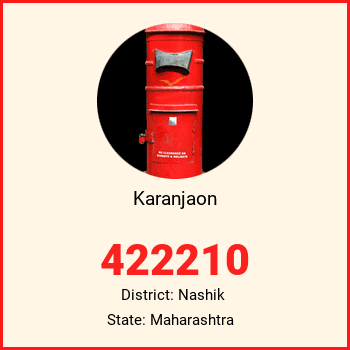 Karanjaon pin code, district Nashik in Maharashtra