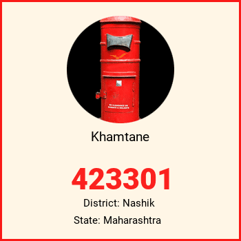 Khamtane pin code, district Nashik in Maharashtra