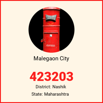 Malegaon City pin code, district Nashik in Maharashtra