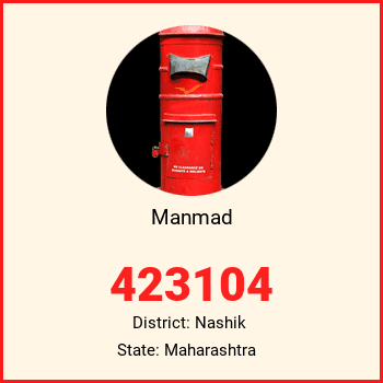 Manmad pin code, district Nashik in Maharashtra