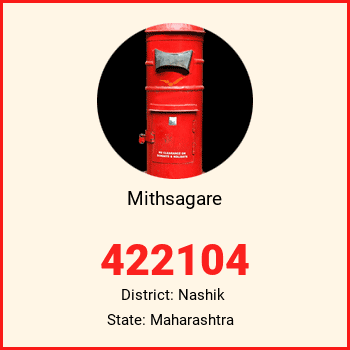 Mithsagare pin code, district Nashik in Maharashtra