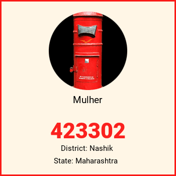 Mulher pin code, district Nashik in Maharashtra