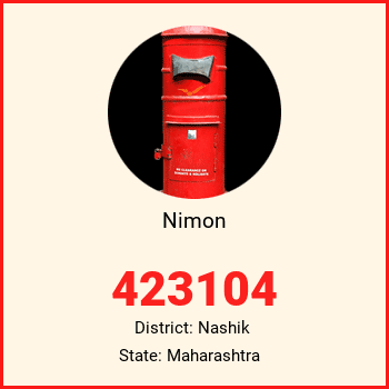 Nimon pin code, district Nashik in Maharashtra