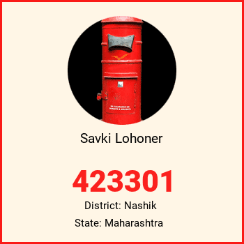 Savki Lohoner pin code, district Nashik in Maharashtra