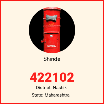 Shinde pin code, district Nashik in Maharashtra