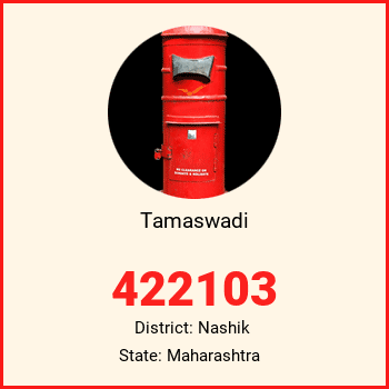 Tamaswadi pin code, district Nashik in Maharashtra