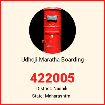 Udhoji Maratha Boarding pin code, district Nashik in Maharashtra