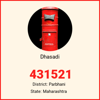 Dhasadi pin code, district Parbhani in Maharashtra