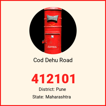 Cod Dehu Road pin code, district Pune in Maharashtra