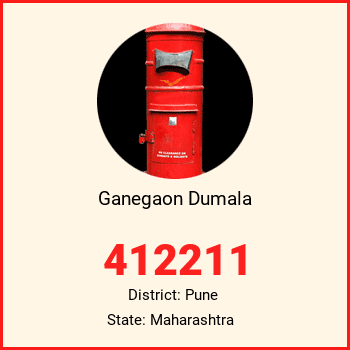Ganegaon Dumala pin code, district Pune in Maharashtra