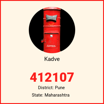 Kadve pin code, district Pune in Maharashtra