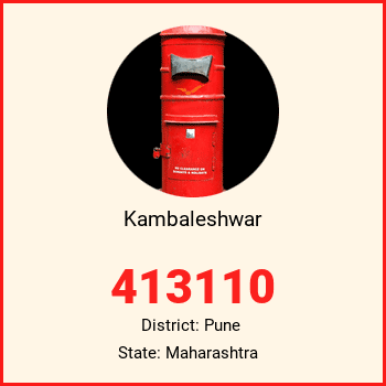 Kambaleshwar pin code, district Pune in Maharashtra