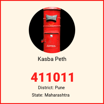 Kasba Peth pin code, district Pune in Maharashtra