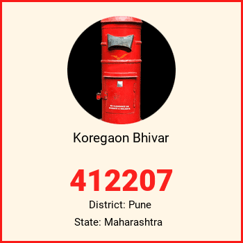 Koregaon Bhivar pin code, district Pune in Maharashtra