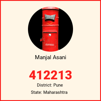 Manjal Asani pin code, district Pune in Maharashtra