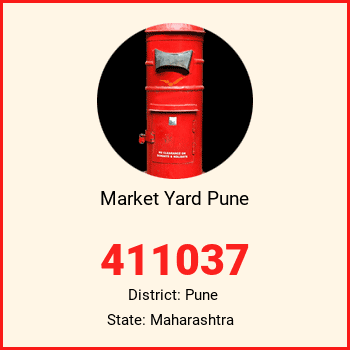 Market Yard Pune pin code, district Pune in Maharashtra