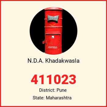N.D.A. Khadakwasla pin code, district Pune in Maharashtra