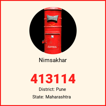Nimsakhar pin code, district Pune in Maharashtra