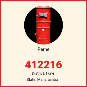 Perne pin code, district Pune in Maharashtra