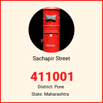Sachapir Street pin code, district Pune in Maharashtra