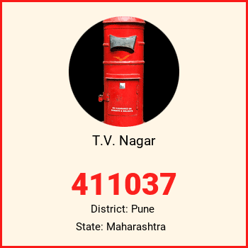 T.V. Nagar pin code, district Pune in Maharashtra