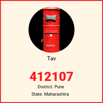 Tav pin code, district Pune in Maharashtra
