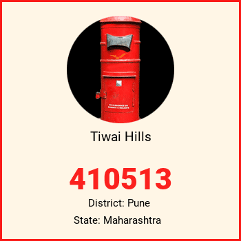 Tiwai Hills pin code, district Pune in Maharashtra