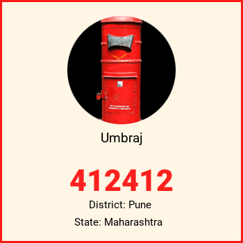 Umbraj pin code, district Pune in Maharashtra