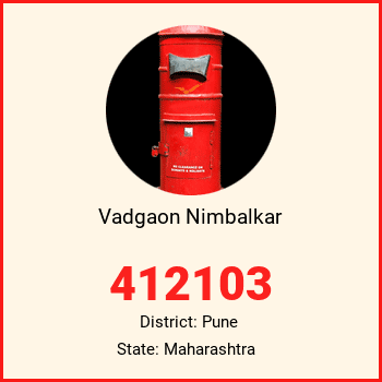 Vadgaon Nimbalkar pin code, district Pune in Maharashtra