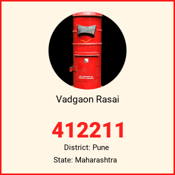 Vadgaon Rasai pin code, district Pune in Maharashtra