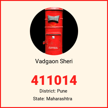 Vadgaon Sheri pin code, district Pune in Maharashtra