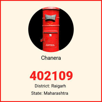 Chanera pin code, district Raigarh in Maharashtra