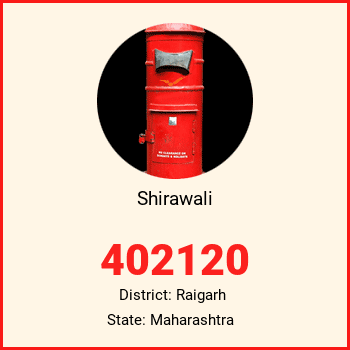 Shirawali pin code, district Raigarh in Maharashtra