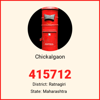 Chickalgaon pin code, district Ratnagiri in Maharashtra